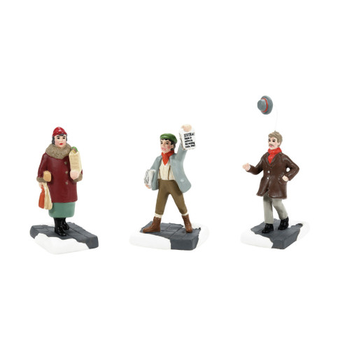Department 56 - Christmas In The City  - Friends And Neighbors Set Of 3